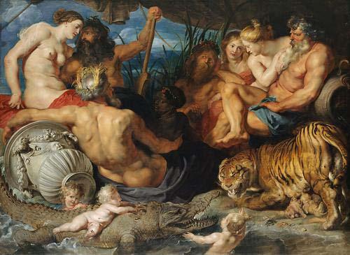 Peter Paul Rubens Die vier Flxsse des Paradieses Norge oil painting art